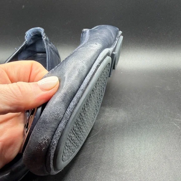 Tory Burch Navy Flats 8.5 - Picture 12 of 13